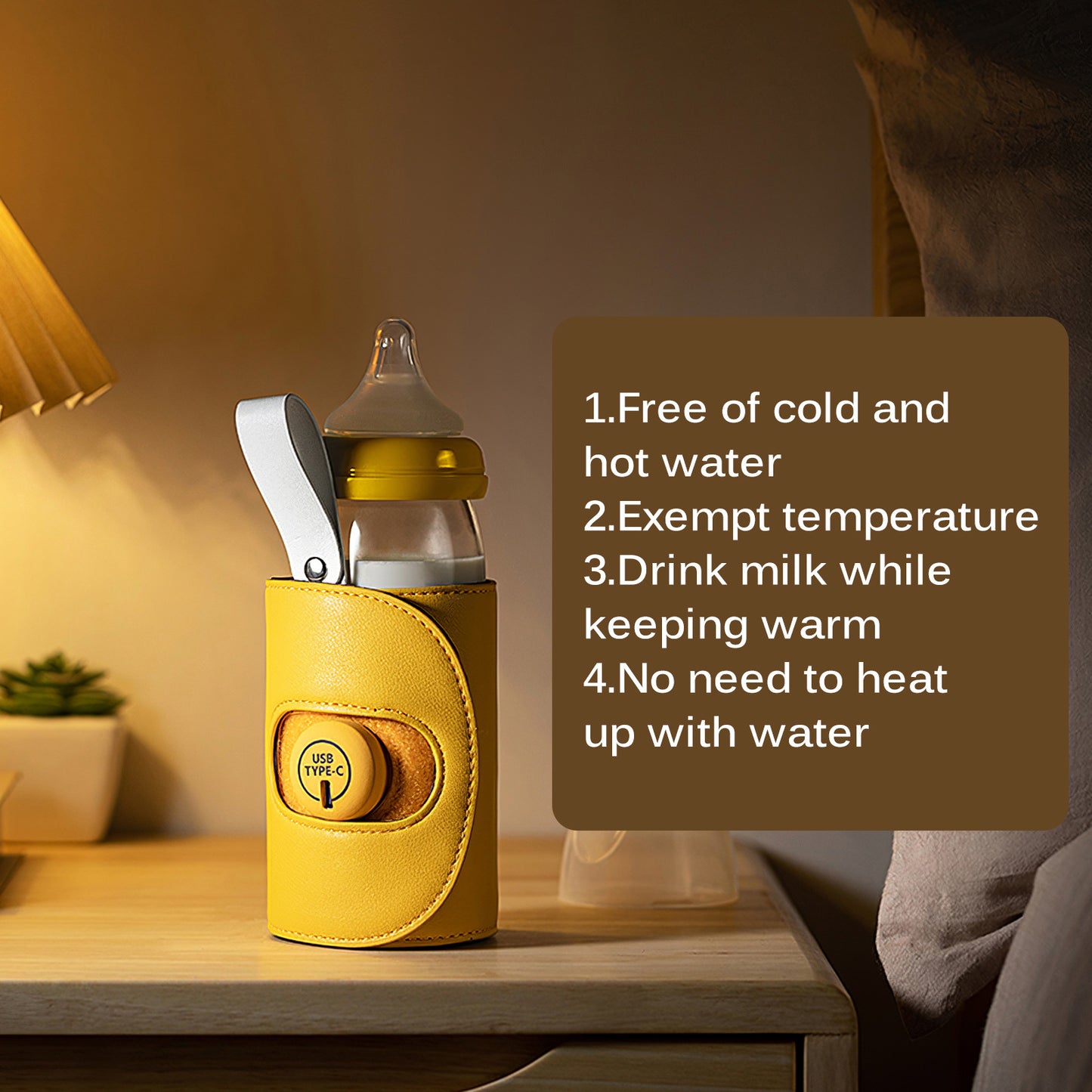 USB Baby Bottle Warmer – Portable Heating Sleeve with Constant Temperature