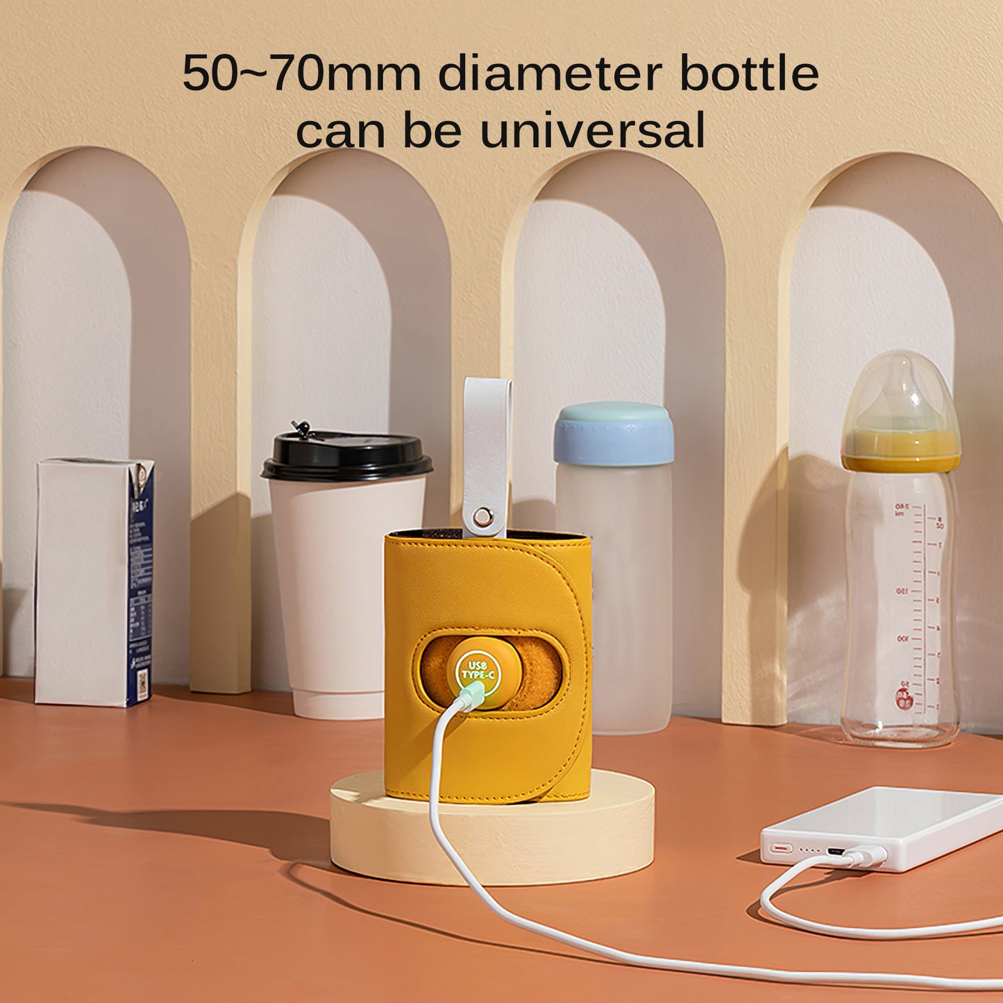 USB Baby Bottle Warmer – Portable Heating Sleeve with Constant Temperature