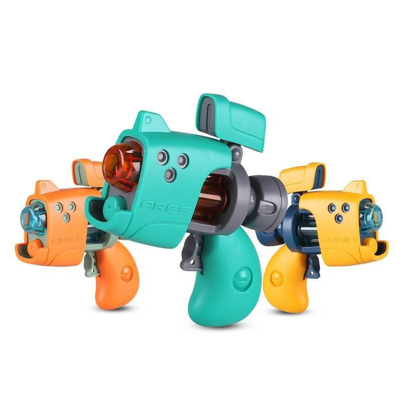Mini Electric Cartoon Cap Gun Toy – Indoor Light-Up Toy for Kids