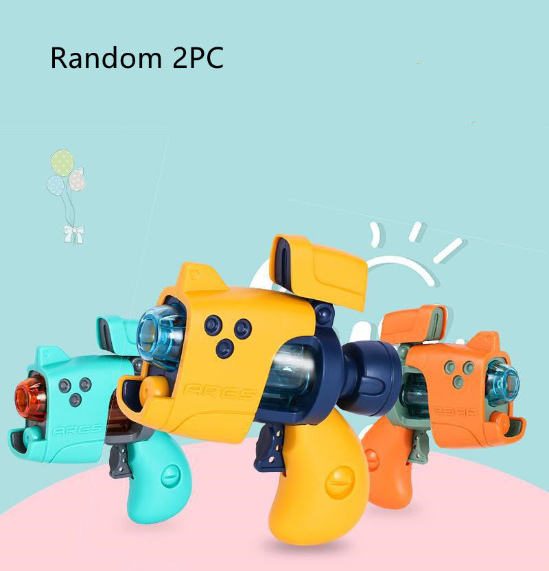 Mini Electric Cartoon Cap Gun Toy – Indoor Light-Up Toy for Kids