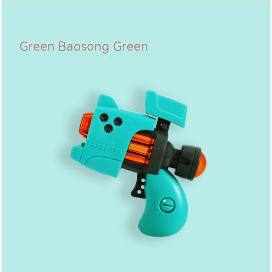 Mini Electric Cartoon Cap Gun Toy – Indoor Light-Up Toy for Kids