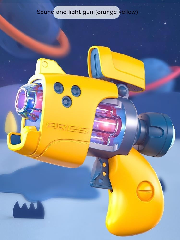 Mini Electric Cartoon Cap Gun Toy – Indoor Light-Up Toy for Kids