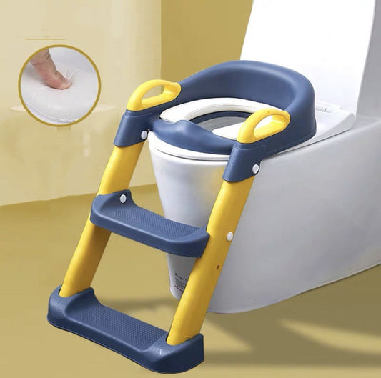 Toddler Toilet Seat with Step Ladder – For Boys & Girls