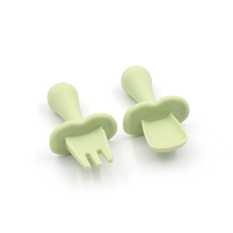 Baby Silicone Training Spoon Soft Tableware