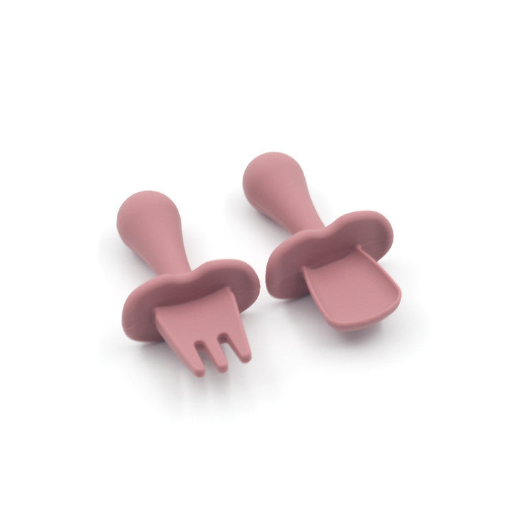 Baby Silicone Training Spoon Soft Tableware