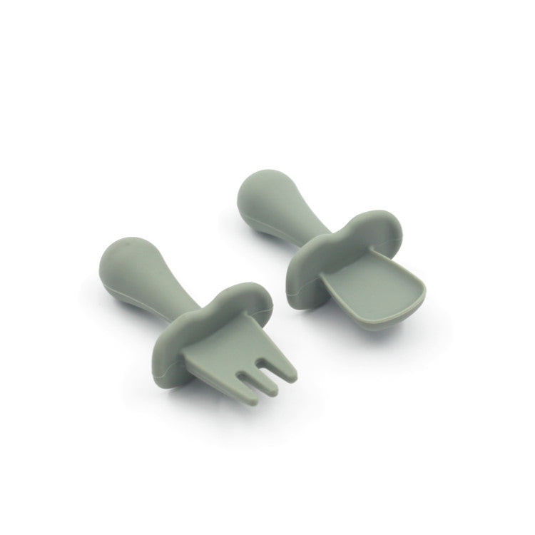 Baby Silicone Training Spoon Soft Tableware